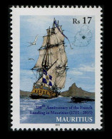 Mauritius 2015 1v MNH Stamp Set - 300th Anniversary Of French Landing In Mauritius - Maurice (1968-...)