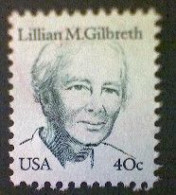 United States, Scott #1868, Used(o), 1984, Lilian Gilbreth, 40¢, Dark Green - Gebruikt