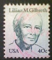 United States, Scott #1868, Used(o), 1984, Lilian Gilbreth, 40¢, Dark Green - Gebraucht