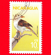 NICARAGUA  - Nuovo - 1986 - Uccelli - Tordo Usignolo (Catharus Frantzii) - 10 - Nicaragua