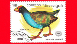 NICARAGUA  - Nuovo - 1990 - Uccelli - Birds - New Zealand '90 - Takahē (Notornis Mantelli) - 0.05 - Nicaragua