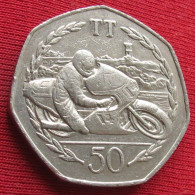 Isle Of Man 50 Pence 1983 TT Moto Racing - Isle Of Man