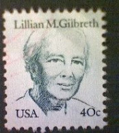 United States, Scott #1868, Used(o), 1984, Lilian Gilbreth, 40¢, Dark Green - Usati