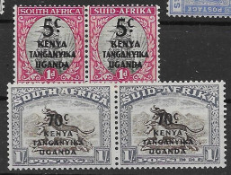 Kenya Tang. Uganda  Mh * 1941 24 Euros Two Pairs - Kenya, Uganda & Tanganyika