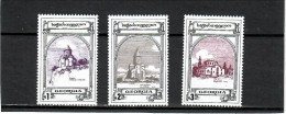 Georgia 1995 . Definitives . Churches , Monasteries,  Architecture . 3v. Michel # 111-113 - Georgië