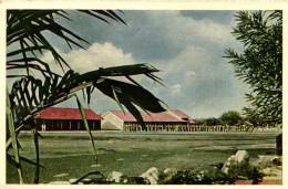 Curacao, N.A., WILLEMSTAD, Marine Camp "Suffisant" Courtyard, Curiosa Postcard - Curaçao