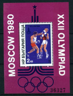 Bulgarien Block 99 Postfrisch Olympiade 1980 Moskau #JG576 - Sonstige & Ohne Zuordnung