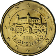 Slovaquie, 20 Euro Cent, 2012, Kremnica, BU, FDC, Or Nordique, KM:99 - Eslovaquia