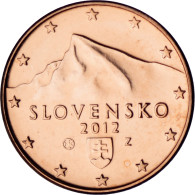 Slovaquie, Euro Cent, 2012, Kremnica, BU, FDC, Cuivre Plaqué Acier, KM:95 - Slovacchia