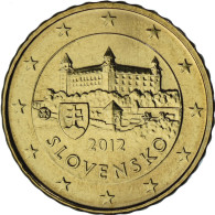 Slovaquie, 10 Euro Cent, 2012, Kremnica, BU, FDC, Or Nordique, KM:98 - Slovacchia