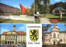 72406958 Sonneberg Thueringen Ehrenmal Karl Marx Strasse Stadtpark Rathaus Spiel - Sonneberg