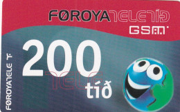 FAROE ISL. - Faroe Telecom Prepaid Card KR 200, Exp.date 01/06/05, Used - Färöer I.