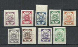 LETTLAND Latvia 1919 Michel 15 - 23 * - Lettonie