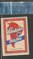 SANTAKO KAFFEE  - ALTES DEUTSCHES STREICHHOLZ ETIKETT - OLD MATCHBOX LABEL GERMANY - Boites D'allumettes - Etiquettes