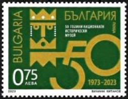 BULGARIA - 2023 - 50 Years National History Museum - 1v MNH - Neufs