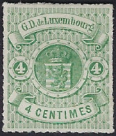 Luxembourg - Luxemburg - Timbres - Armoires   1866    4C.  *       Michel 15 - 1859-1880 Wappen & Heraldik