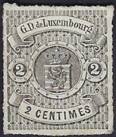 Luxembourg - Luxemburg - Timbres - Armoires   1866    2C.  *       Michel 5 - 1859-1880 Wappen & Heraldik