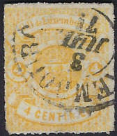 Luxembourg - Luxemburg - Timbres - Armoires   1866    4C.  °       Michel 14 - 1859-1880 Wapenschild