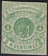 Luxembourg - Luxemburg - Timbres - Armoires   1866    4C.  *       Michel 14 - 1859-1880 Armarios