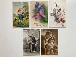 Estonia Estonie Estland LOT (five Postcards) Easter Glamour - Estland