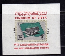 LIBYA LIBIA UNITED KINGDOM REGNO UNITO 1966 OMS ORGANIZZAZIONE MONDIALE DELLA SANITÀ 50m MNH - Libye