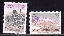 LIBYA LIBIA UNITED KINGDOM REGNO UNITO 1966 MONUMENTI DI FEZZAN MONUMENTS SERIE COMPLETA COMPLETE SET MNH - Libye