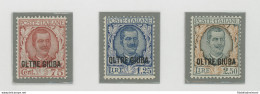 1926 Oltre Giuba, N. 42-44, Michetti Soprastampato, 3 Valori, MNH** - Oltre Giuba