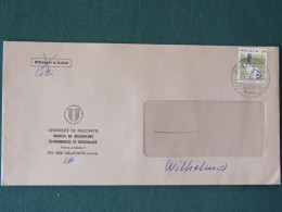 Switzerland 1991 Cover Germany - Rabbit - Lettres & Documents