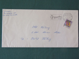 Switzerland 1995 Cover To Germany - Owl - Lettres & Documents