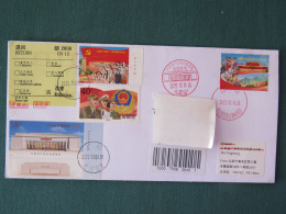 China 2022 Cover To Nicaragua - Soldiers Palace Flag - Lettres & Documents