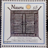 Nauru 2020, Deiboe Tribe - Mat Design, MNH Single Stamp - Nauru