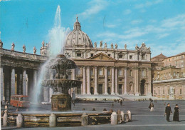 U5327 Roma - Basilica E Piazza Di San Pietro - Fontana - Bus Autobus / Viaggiata - San Pietro