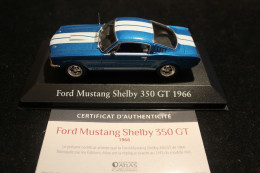 FORD MUSTANG SHELBY 350 GT 1966 ATLAS VOITURES MYTHIQUES AVEC BOITE PLAQUE ET CERTIFICAT NBO 1/43 TTB - Other & Unclassified