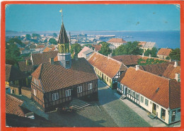 DK093_*    EBELTOFT * THE OLD TOWN-HALL With SURROUNDINGS *  Ubrugt - Dänemark