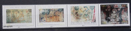 Nepal 2011, Mural Paintings, MNH Stamps Strip - Nepal