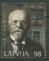 Lettland 2012 Bibliothek Jan Misins 834 Gestempelt - Lettonie
