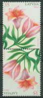 Lettland 2012 Pflanzen Blumen Lilie Kehrdruckpaar 828 KD Postfrisch - Lettonie
