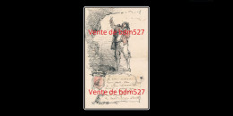 Pierre Denis Bergeret (1844-1910), Artiste Peintre Né à Villeparisis (Seine & Marne),2 Lettres Manuscrites Avec Dessins. - Historische Personen