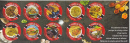 2021 Trinidad & Tobago Traditional Cuisine Food Gastronomie Birds(on Booklet Cover) Complete Booklet Of 10 MNH - Trindad & Tobago (1962-...)