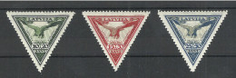 LATVIA Lettland 1933 Michel 203 - 205 A * - Lettonie