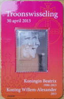 Netherlands 2013, Queen Beatrix And New King Willem-Alexander, MNH Unusual Single Stamp - Ongebruikt