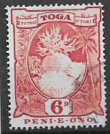 Tonga VFU 1942 3,2 Euros Sponge And Coral - Tonga (...-1970)