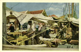 Curacao, N.A., WILLEMSTAD, Venezolan Schooners With Fruits 1955 Curiosa Postcard - Curaçao