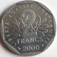 France, Semeuse, 2 Francs, 2000, SUP, Nickel, Gadoury:547, KM 942.1 - 2 Francs
