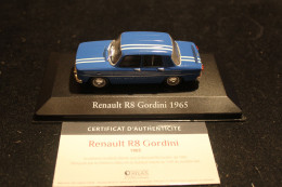 RENAULT 8 GORDINI 1965  ATLAS VOITURES MYTHIQUES AVEC BOITE NOTICE ET CERTIFICAT NBO 1/43 TTB - Other & Unclassified