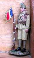Soldat De Plomb De La Légion Étrangère "Sergent Du Bataillon De Marche Du 1° RMA - 1917" (Bte4)_DSP147 - Loden Soldaatjes