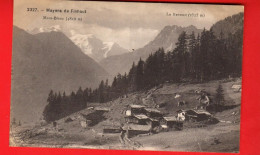 Delcampe - ZXO-24  Mayens De Finhaut Chalets D'alpage. Phototypie 2327   Circulé 1923 - Finhaut