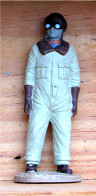 Soldat De Plomb De La Guerre 1914-1918  "Aviateur En Tenue De Vol De 1916" (bte2)_DSP122 - Tin Soldiers