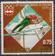 1976 Äquatorial-Guinea ° Mi:GQ 767, Sn:GQ 76-15, Yt:GQ 75-F, Ski Jumping, Olympische Winterspiele 1976 - Innsbruck - Guinea Ecuatorial