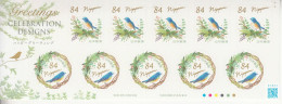 2023 Japan Celebration Greetings Birds GOLD FOIL  Miniature Sheet Of 10 MNH @ BELOW FACE VALUE - Ungebraucht